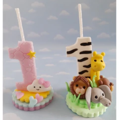 Vela Numero Cumpleaños Porcelana Fría Unicornio - tienda online