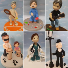Adorno Torta Personalizados Porcelana Fría - comprar online