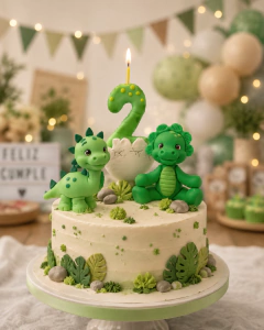 Adorno de torta dinosaurios - comprar online
