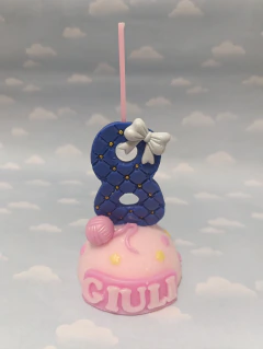 Vela Numero Cumpleaños Porcelana Fría Unicornio - comprar online