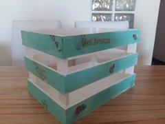 Cajon Verdulero Grande. Decoupage. Organizador Vintage - comprar online