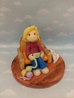 Imagen de Adorno Torta Abuelita Cumpleaños 80 no