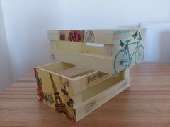 Cajon Verdulero Organizador Vintage - Nubecitas