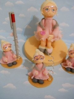 Adorno Torta Abuelita Cumpleaños 80 no - comprar online