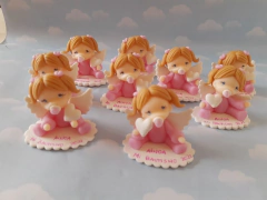 Souvenirs 10 Angelitas Bautismo comunión - Nubecitas