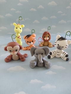 Souvenirs Pack 10 animales cumpleaños selva safari