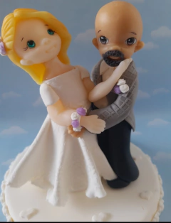 Adorno Torta novios Casamiento bodas