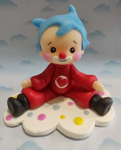 Adorno de torta payaso Plim Plim