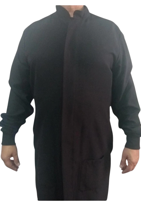 Jaleco masculino preto - Tecido GABARDINE