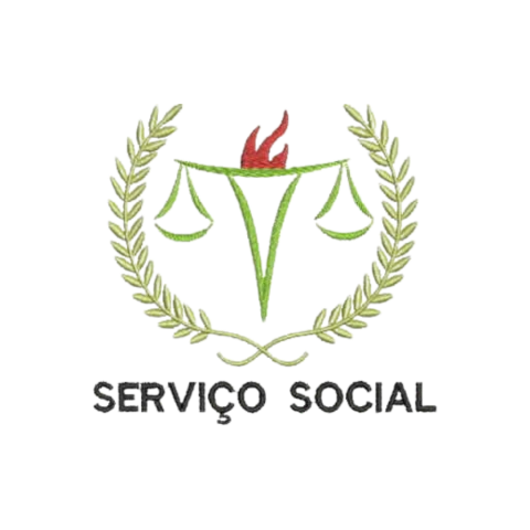 Bordado Símbolo - SERVIÇO SOCIAL - comprar online