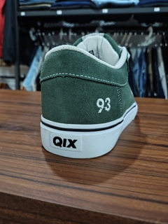 Tênis Qix Ninety Three - Verde Musgo/Branco - Kauai Street Wear