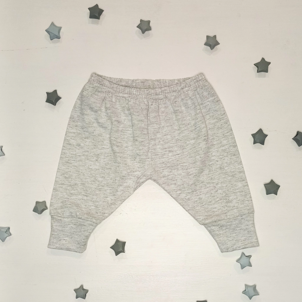 Pantalon con puño melange