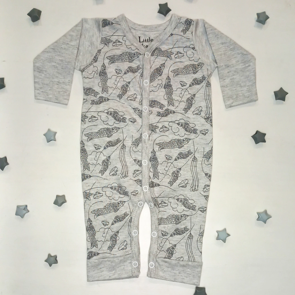 Enterito koinobori gris