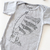 Body manga corta neko koinobori gris - comprar online