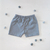 Short de algodon gris plomo