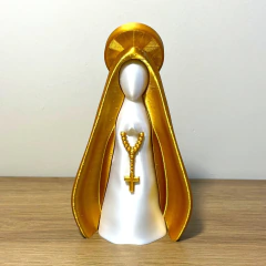 Nossa Senhora Aparecida Série Alba Minimalista - 10cm, 15cm, 21cm na internet