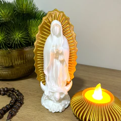 Nossa Senhora de Guadalupe Série Alba Minimalista - 10cm, 15cm, 21cm