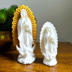 Nossa Senhora de Guadalupe Série Alba Minimalista - 10cm, 15cm, 21cm