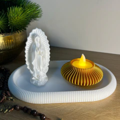 Nossa Senhora de Guadalupe Série Alba Minimalista - 10cm, 15cm, 21cm - comprar online