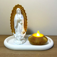 Nossa Senhora de Guadalupe Série Alba Minimalista - 10cm, 15cm, 21cm - loja online