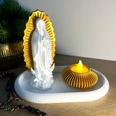 Nossa Senhora de Guadalupe Série Alba Minimalista - 10cm, 15cm, 21cm - Mimo e Charme