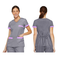 Ambo Medico Mujer Entallado Ajustable Uniforme Talle Grande