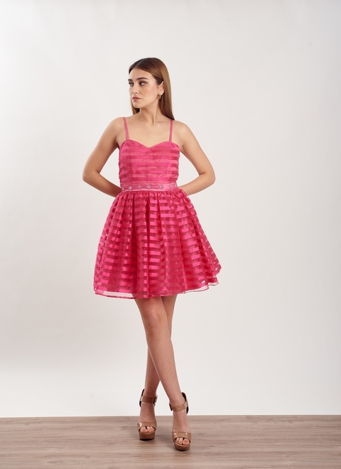 Vestido rayado VI025 Talle 16-18