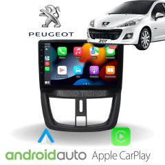 Stereo Multimedia 9" Peugeot 207 con GPS - WiFi - Mirror Link para Android/Iphone - comprar online