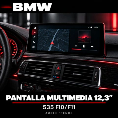 Pantalla Multimedia 12,3″ para BMW 535 F10/F11 | GPS y WiFi CarPlay y AndroidAuto Instalada