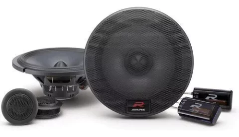 Juego de Parlantes Componente Alpine R-S65C 6" 2 Vias 100w Reales