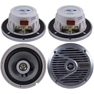 Juego de Parlantes Marinos Nauticos Alpine SPS-M601 2 Vias 35w Reales