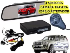 Kit De Sensores y Cámara Trasera Con Display en Espejo Retrovisor en internet