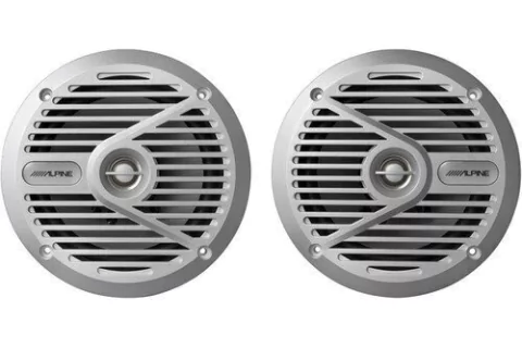 Juego de Parlantes Marinos Nauticos Alpine SPS-M601 2 Vias 35w Reales