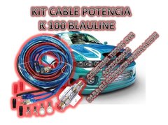 Imagen de Kit De Cables Blauline K-100 Instalacion P/ Potencia 2000 W