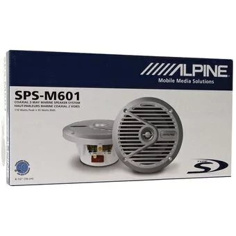 Juego de Parlantes Marinos Nauticos Alpine SPS-M601 2 Vias 35w Reales
