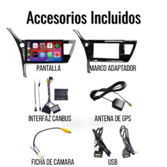 Stereo Multimedia 10" para Toyota Corolla 2017 al 2019 con GPS - WiFi - Mirror Link para Android/Iphone en internet