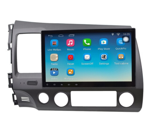 Stereo Multimedia 10" para Honda Civic 2007 al 2011 con GPS - WiFi - Mirror Link para Android/Iphone