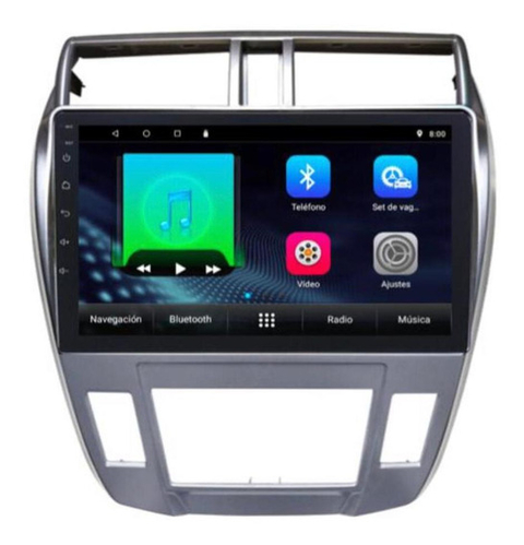 Stereo Multimedia 10" para Honda City 2008 al 2014 ( Aire Digital ) con GPS - WiFi - Mirror Link para Android/Iphone