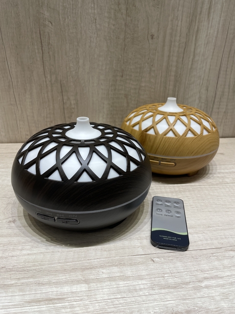 Aromatizador calado tipo mandala con luz RGB. SOLO OSCURO