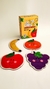 4 Rompecabezas de 3 y 4 piezas - Frutas. NOVEDAD!!
