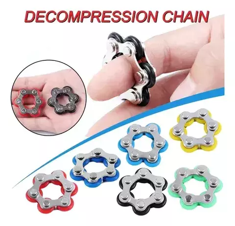 Anillo Sensorial Cadena Antiestres X 4
