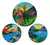 Rompecabezas Circular Madera Dinosaurios X 3 - Barco De Papel - comprar online