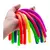 CUERDA SILICONA ESTIRABLE 18 CM COLORES SURTIDOS X 5 PCS