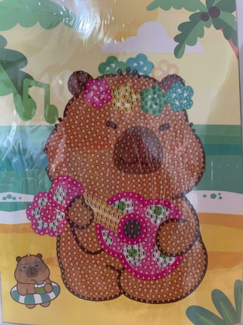 CAPIVARA Diamond Painting-Pintura de Diamante - comprar online