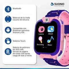 SMARTWATCH PARA NIÑOS SUONO - comprar online