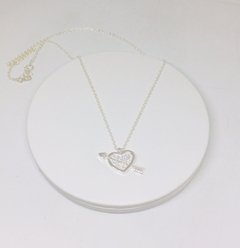 COLLAR CORAZON Y FLECHA
