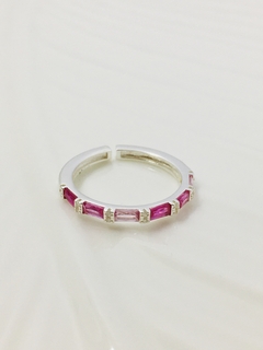 ANILLO BAGUETTE ROSA