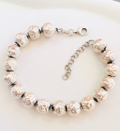 PULSERA ESFERAS FACETADAS