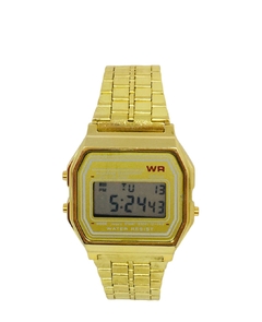 RELOJ RETRO DORADO