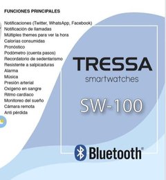 SMARTWATCH TRESSA SW 100 WB - comprar online